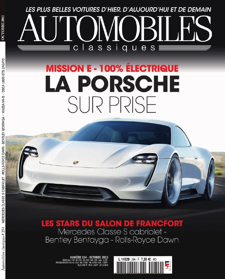 Журнал Automobiles Classiques N 254, Octobre 2015